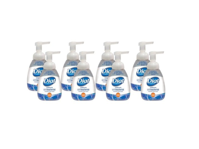 Antibacterial Foaming Hand Soap, 7.5 oz, 8 Pump Bottles