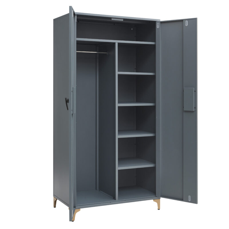 Ezra Iron Wardrobe Tall - Image 3