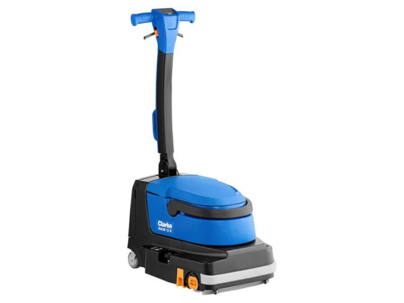 Cordless Walk Behind Cylindrical Floor Scrubber with Fast Charger - 1.6 Gallon 3537-WB