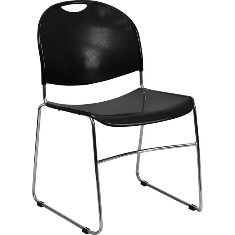 880 lb. Capacity Ultra-Compact Stack Chair with Chrome Frame 49-RFP