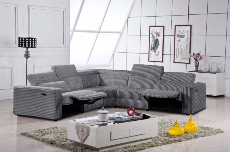 Reclining Sectional - 6 seats