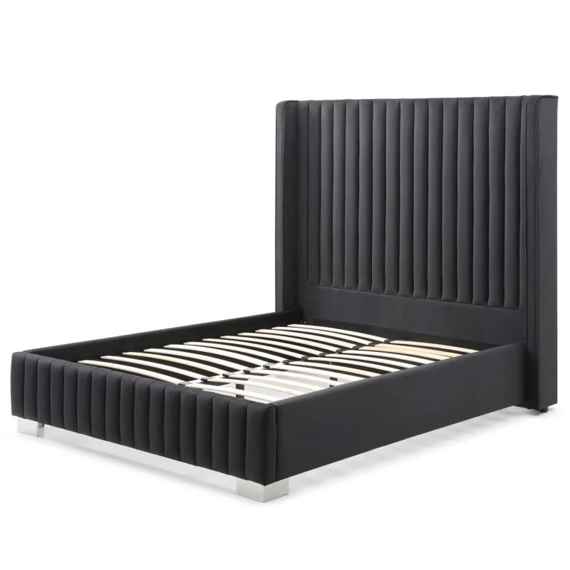 Velvet high-profile luxe bed - WP - Image 2