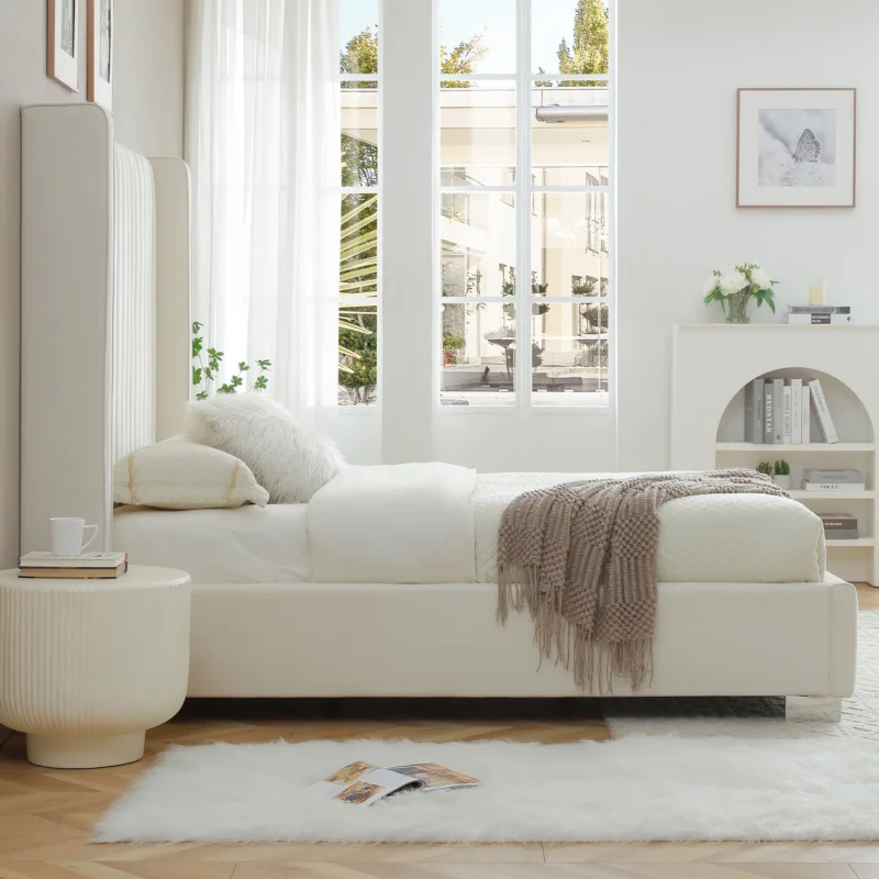 Velvet high-profile luxe bed - WP - Image 3